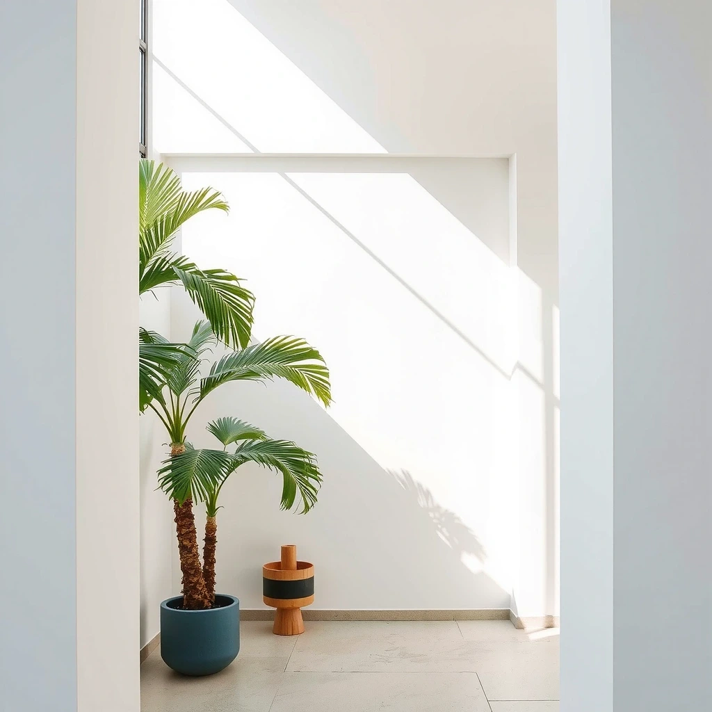 Sleek architectural detail suggesting pristine cleanliness